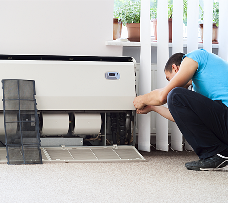 Cleaning the Air Conditioner